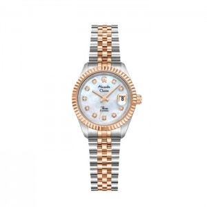 Alexandre Christie AC 5019 Silver Rosegold White 27mm LDBTRMS